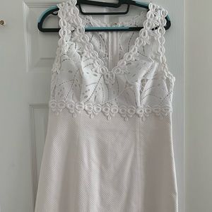 White Lilly Pulitzer Shift Dress